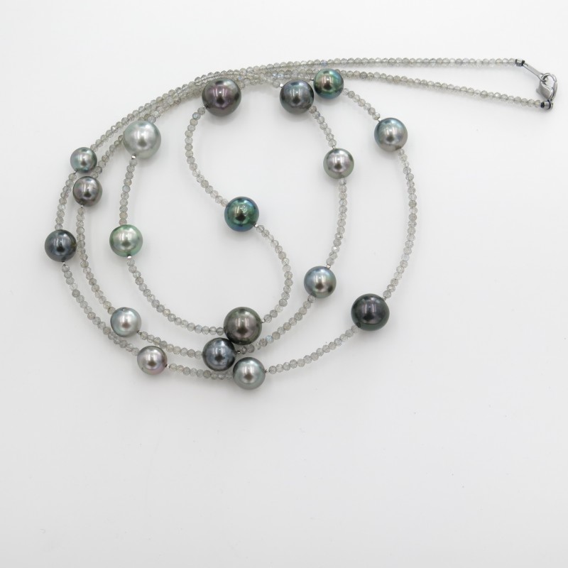 Fancy Tahitian Pearls Necklace