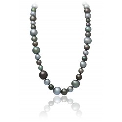 
									Fancy Tahitian Multicolor Pearls Necklace